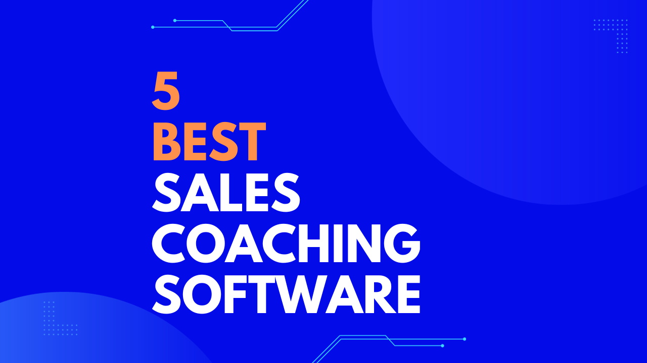 5 best sales coaching software blog cover image for saasfinder